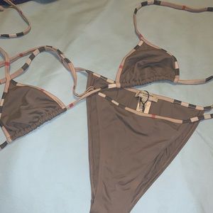 Two piece Burberry bikini
